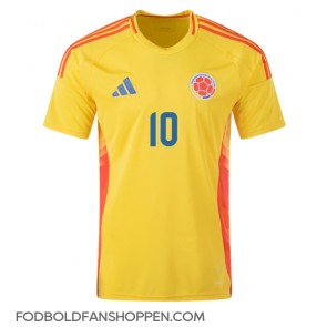 Colombia James Rodriguez #10 Hjemmebanetrøje Copa America 2024 Kortærmet